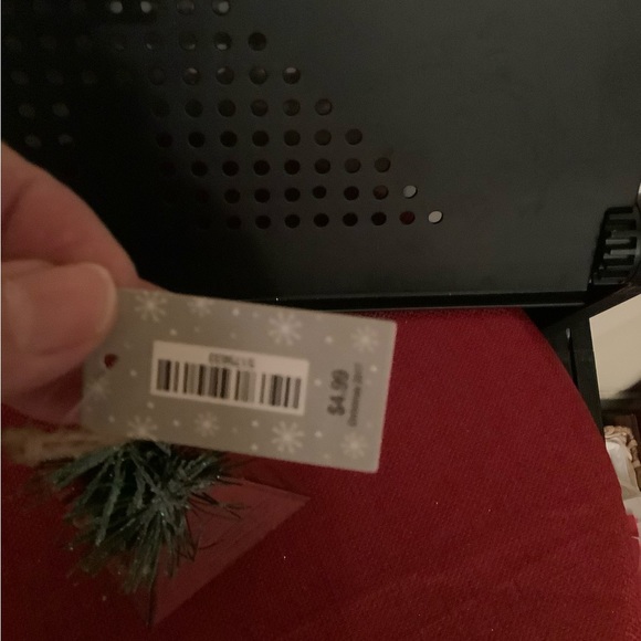 Christmas decor box with gift bag new Christmas ornaments & pkg. of Xmas balls - Picture 14 of 16